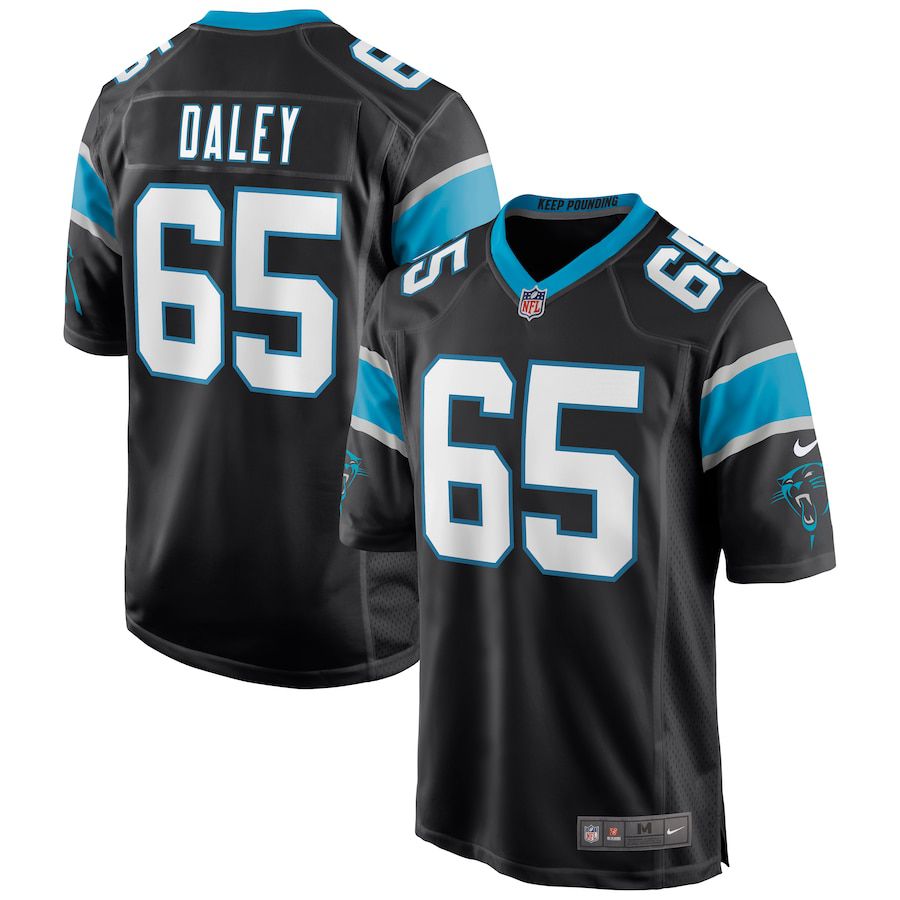 Men Carolina Panthers #65 Dennis Daley Nike Black Game NFL Jersey->carolina panthers->NFL Jersey